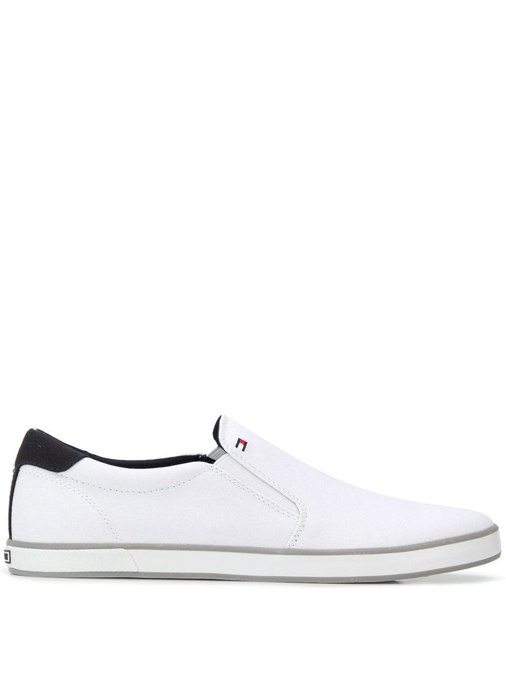 Tommy Hilfiger Harlow 2D无带板鞋 - 白色