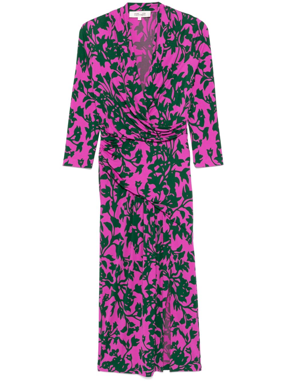 DVF Diane von Furstenberg Tash 中长连衣裙 - 紫色