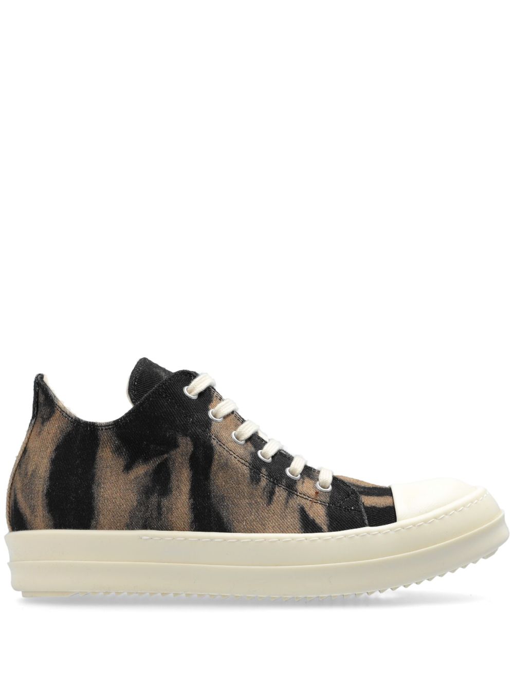 Rick Owens DRKSHDW 牛仔运动鞋 - 黑色