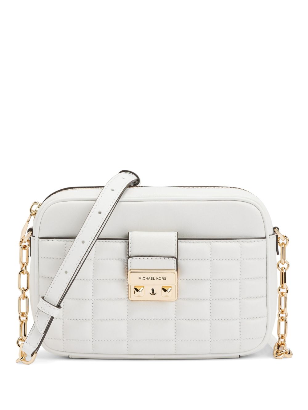 Michael Kors Triibeca 中号斜挎包 - 白色