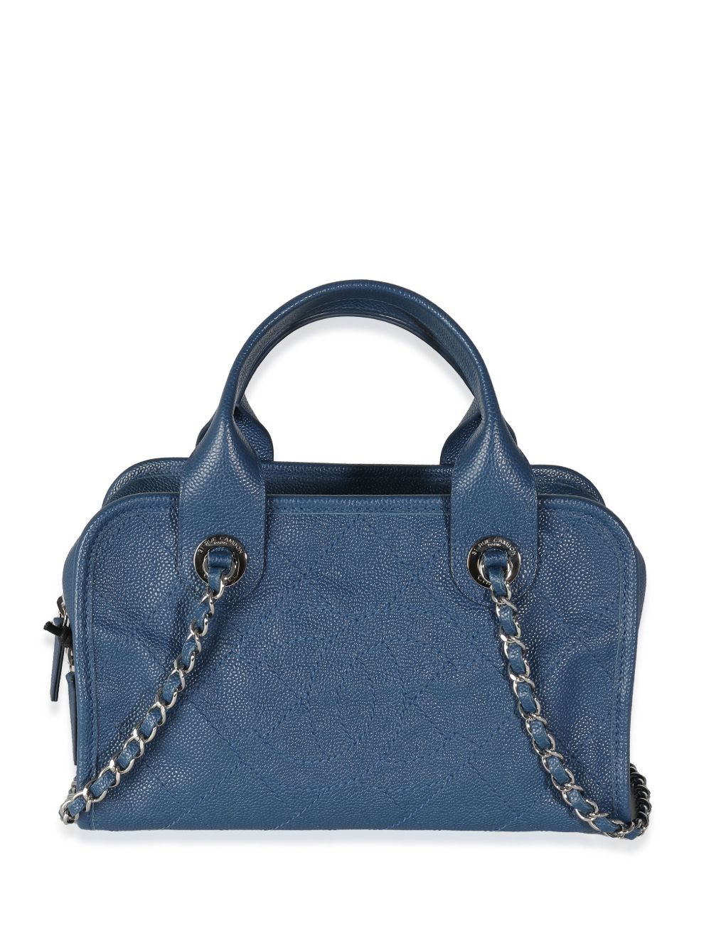 CHANEL Pre-Owned Deauville 双向保龄球包（2014-2015年典藏款） - 蓝色
