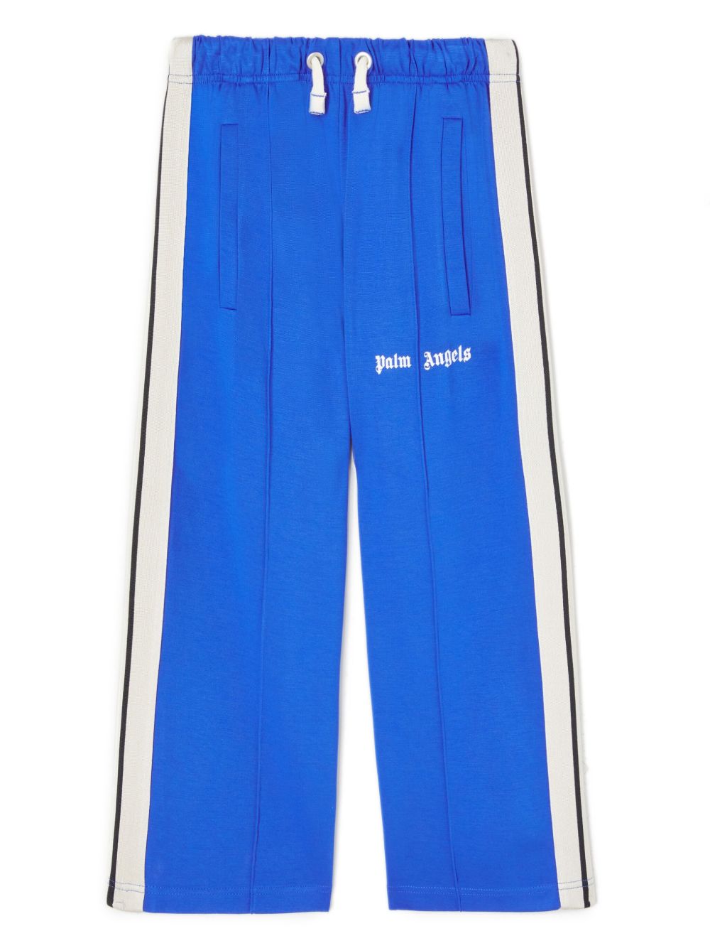 Palm Angels Kids logo印花运动裤 - 蓝色