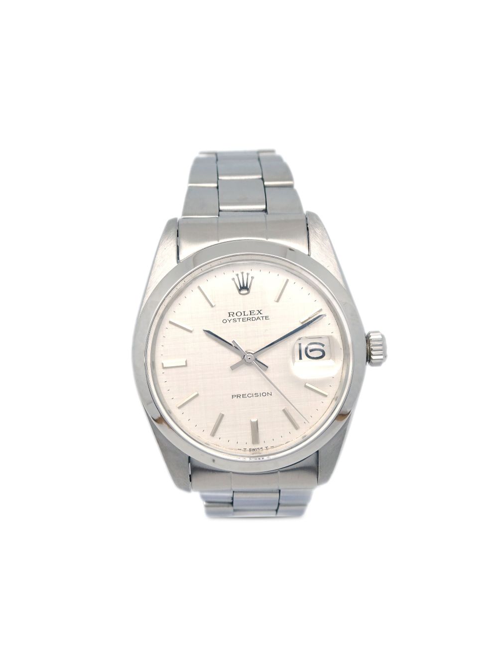 Rolex Oysterdate Precision 34毫米腕表（1972年典藏款） - 银色