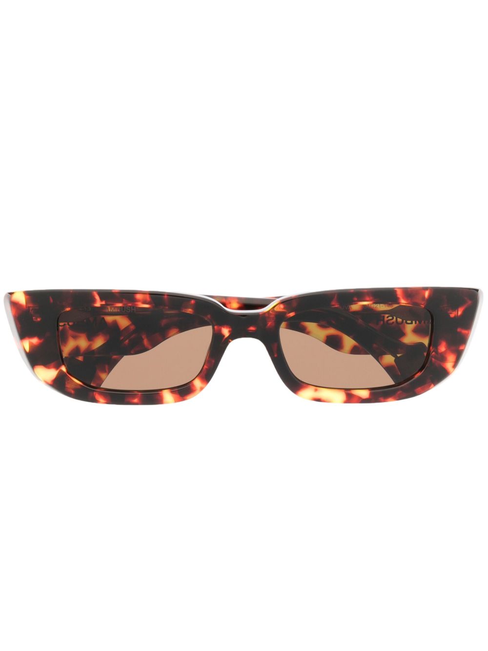 Ambush Eyewear Nova 玳瑁纹镜框太阳眼镜 - 褐色