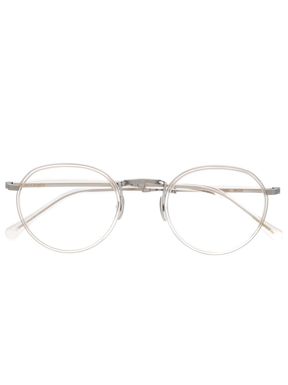 Garrett Leight 圆框眼镜 - 白色