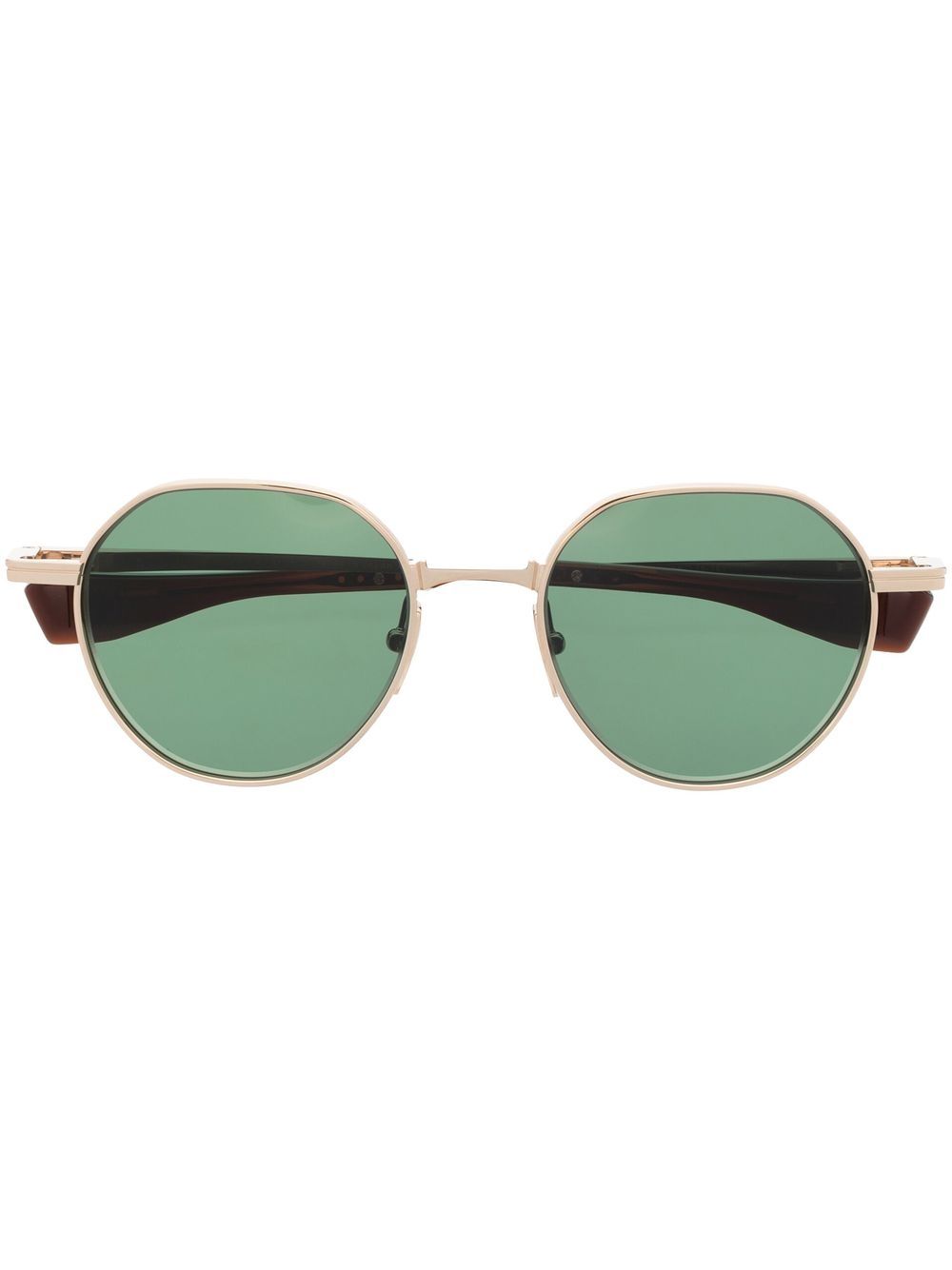 Dita Eyewear 圆框太阳眼镜 - 金色