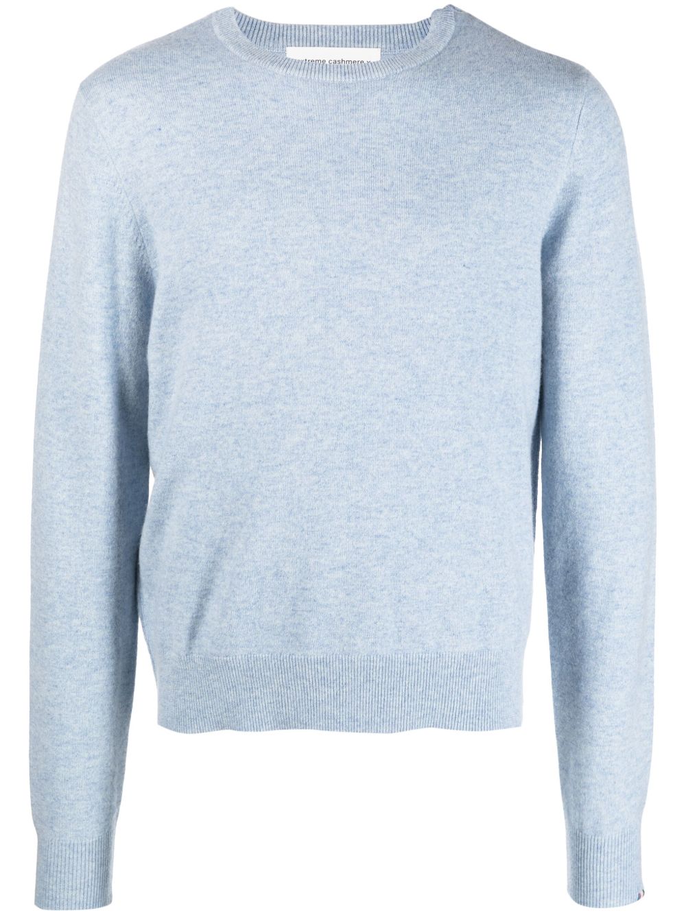 extreme cashmere 圆领羊绒混纺毛衣 - 蓝色