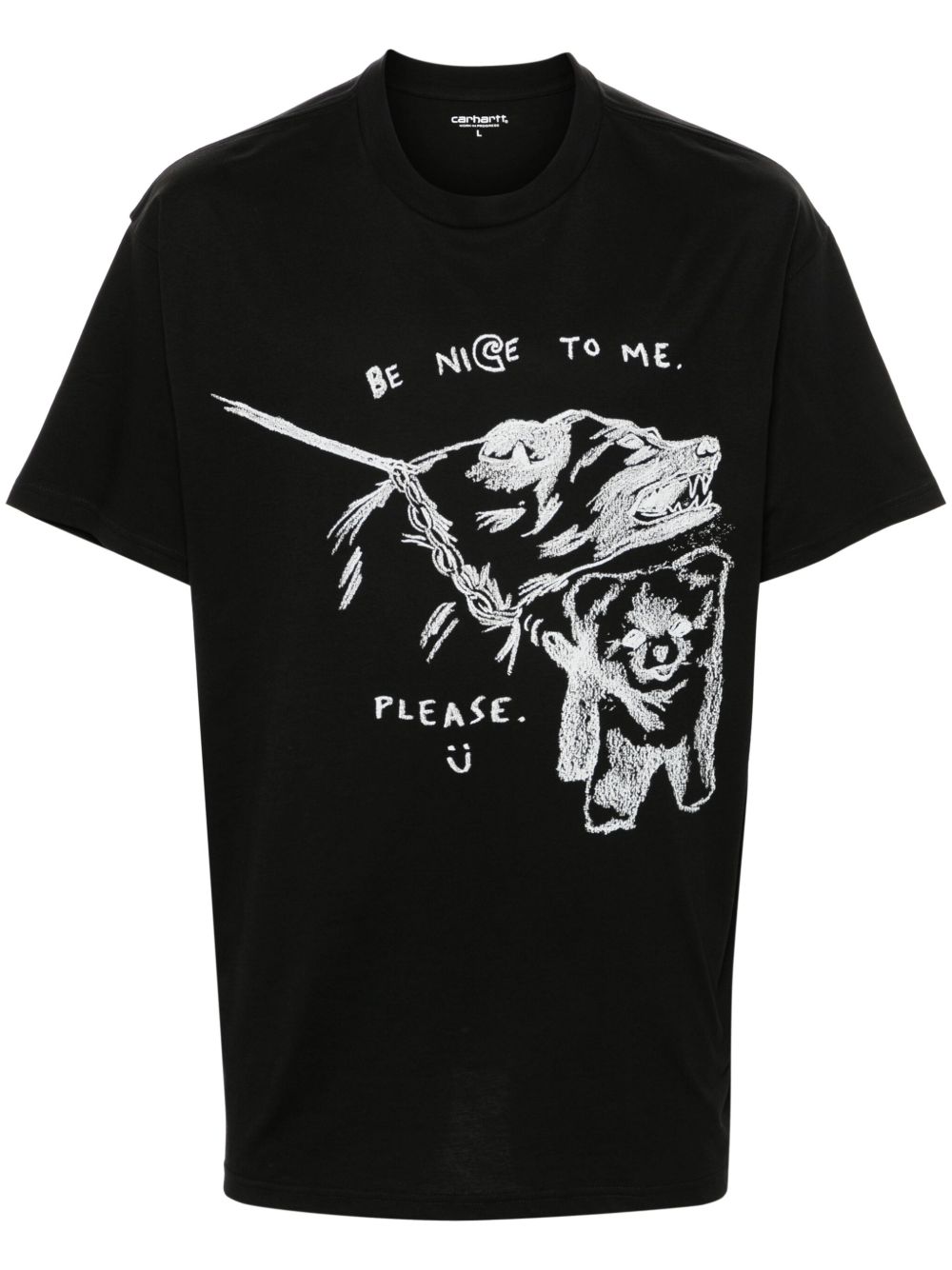 Carhartt WIP S/S Pepe Be Nice T恤 - 黑色