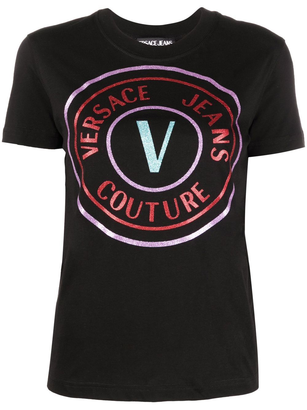 Versace Jeans Couture 范思哲 logo印花T恤 - 黑色