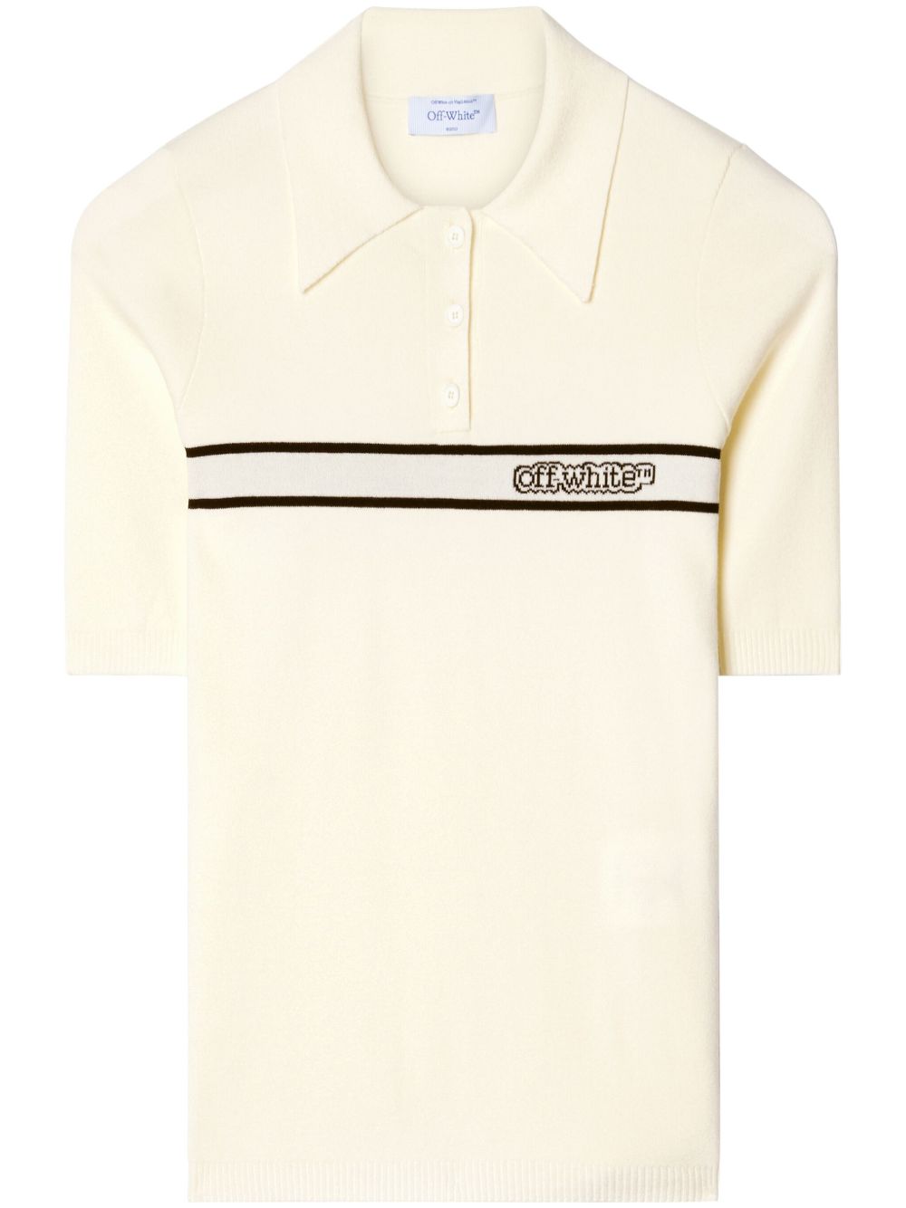 Off-White 短袖polo衫 - 中性色