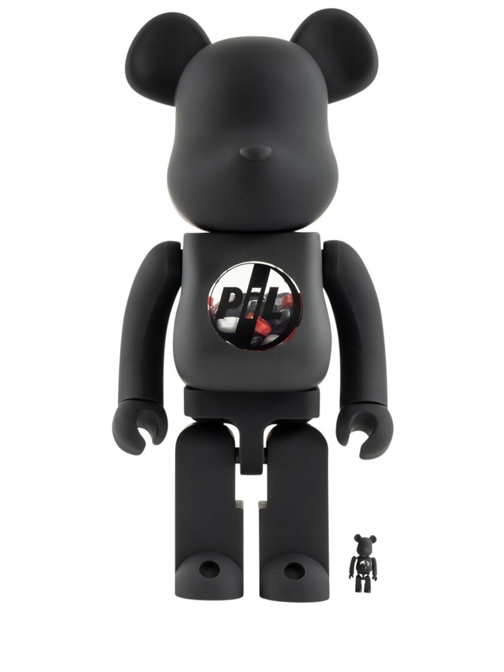 MEDICOM TOY Pil BE@RBRICK 100% + 1000% 模型玩具套装 - 黑色