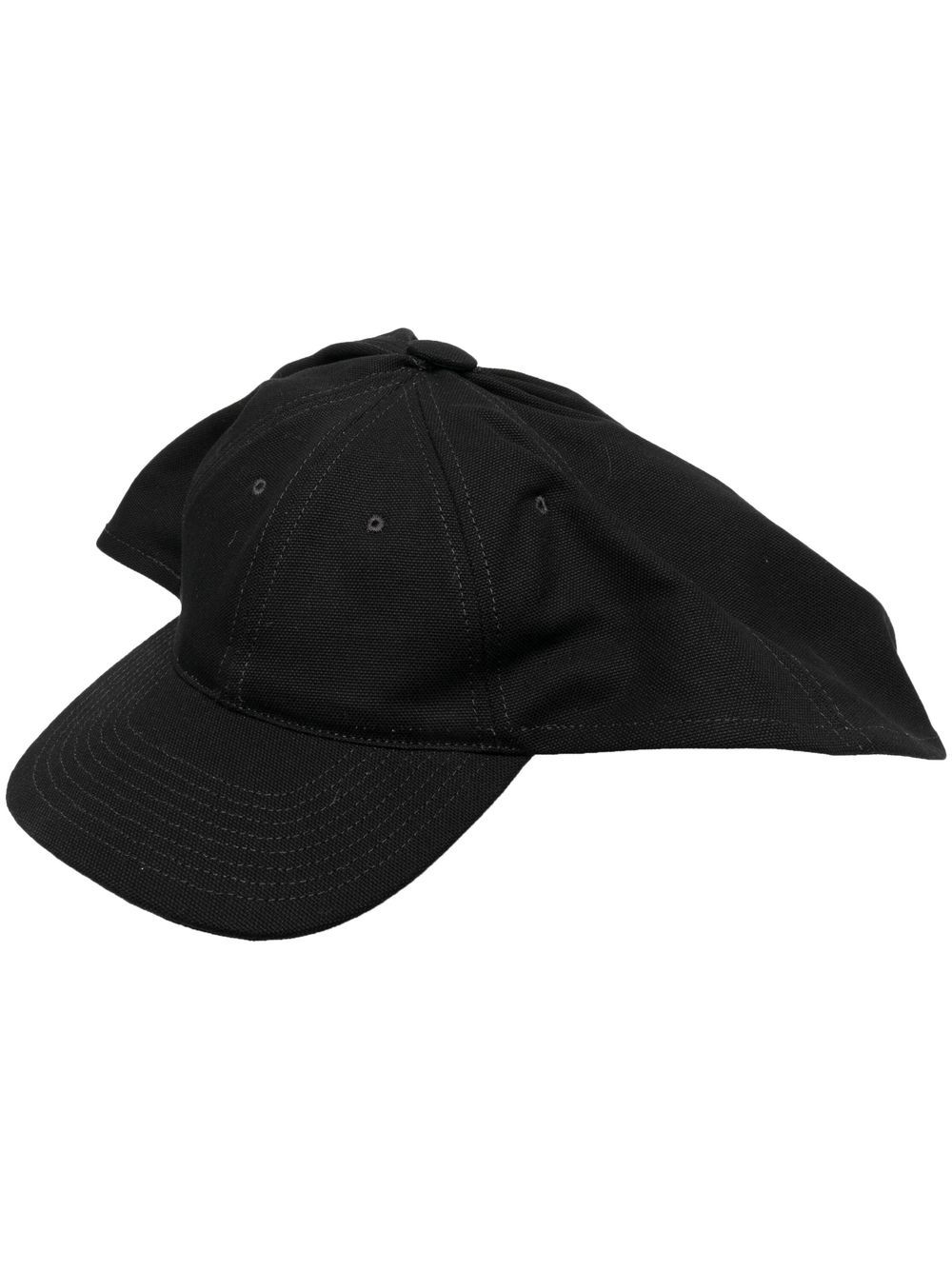 Raf Simons 护耳设计棒球帽 - 黑色