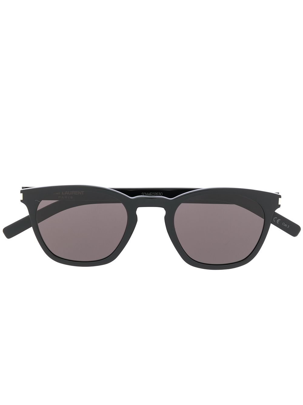 Saint Laurent Eyewear 圣罗兰 方框太阳眼镜 - 黑色