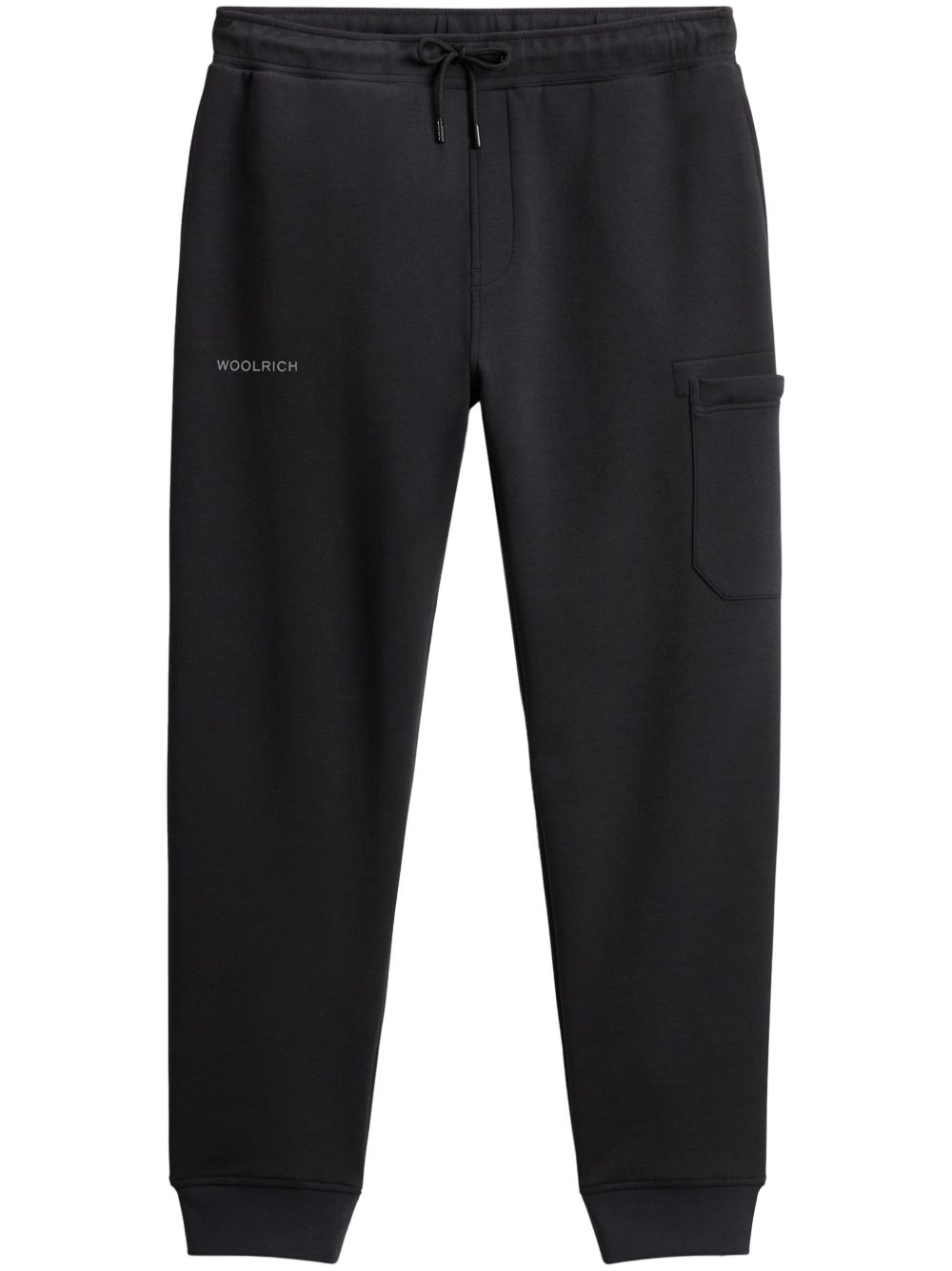 Woolrich logo运动裤 - 黑色