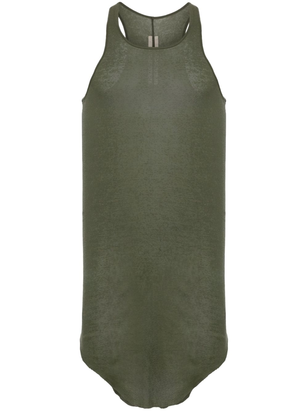 Rick Owens 大圆领坦克背心 - 绿色