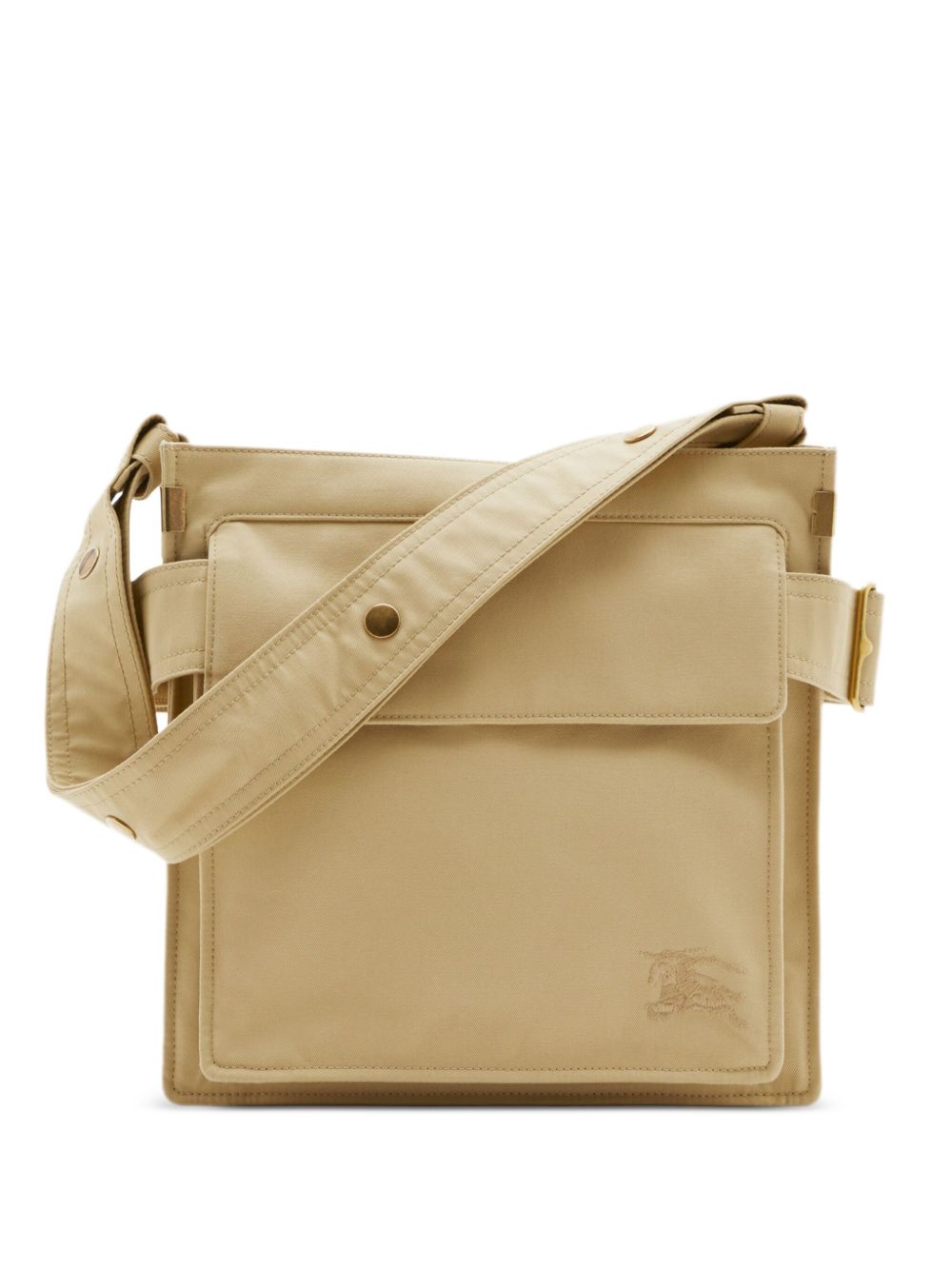 Burberry Trench logo刺绣邮差包 - 中性色