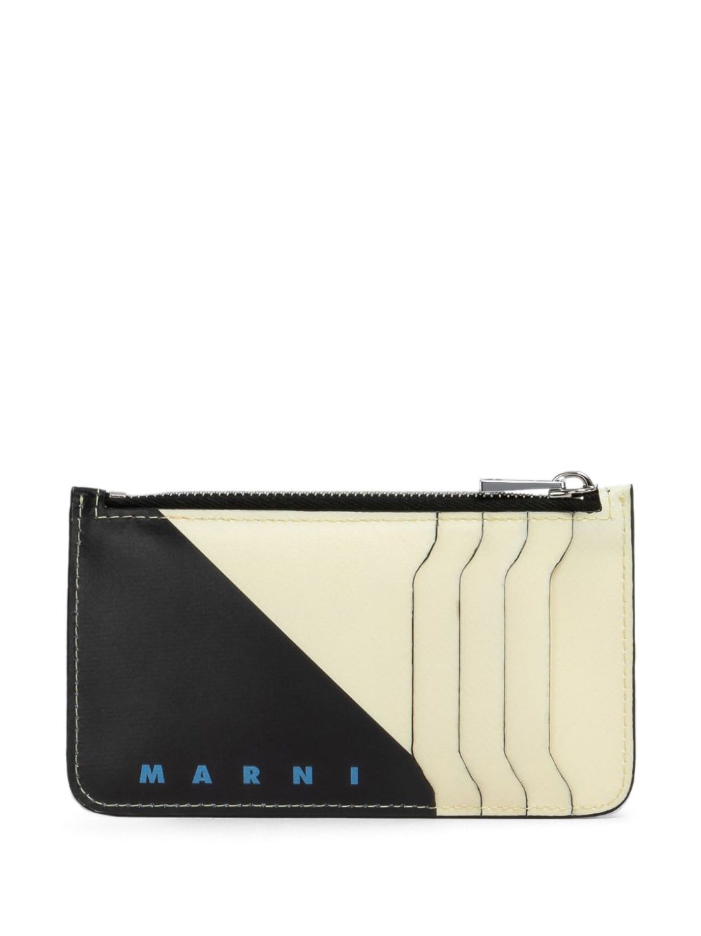 Marni Tribeca 皮质卡夹 - 中性色