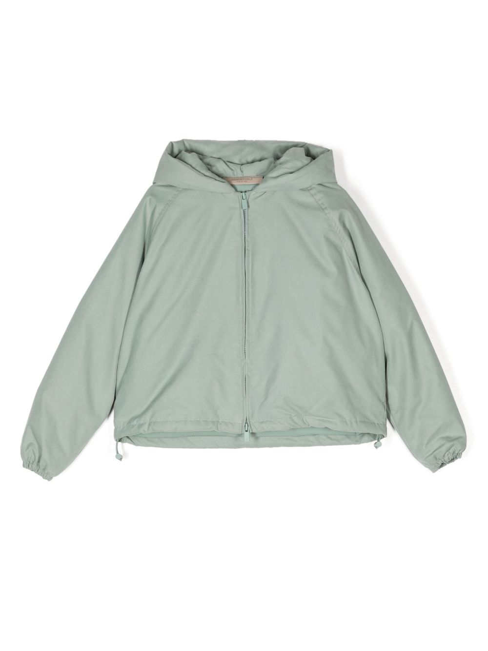 FEAR OF GOD ESSENTIALS KIDS logo印花拉链连帽衫 - 蓝色