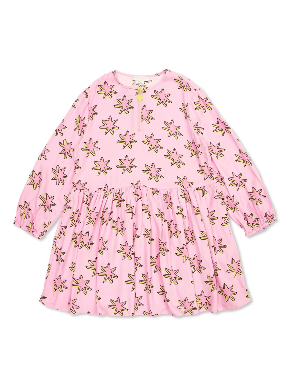 Stella McCartney Kids Shooting Stars 连衣裙 - 粉色