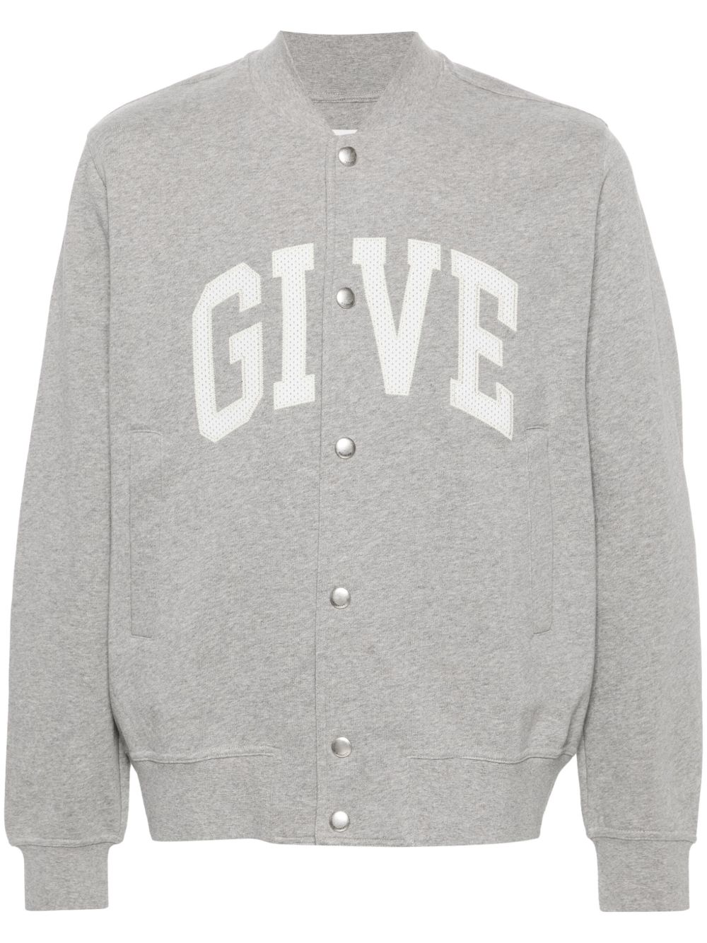 Givenchy 混色效果棉运动夹克 - 灰色