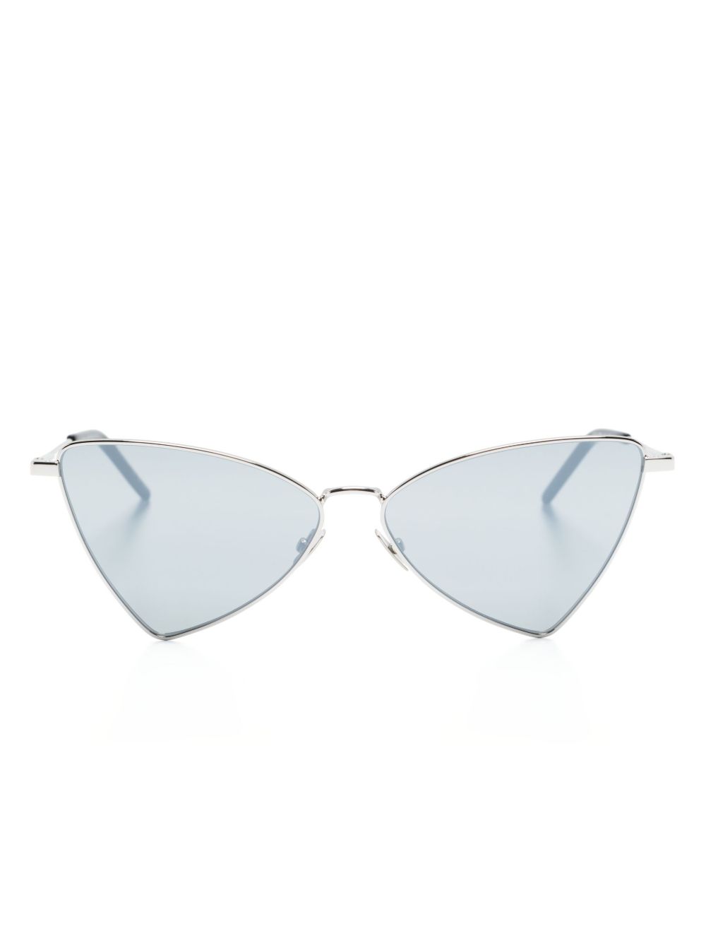 Saint Laurent Eyewear Jerry logo压纹太阳眼镜 - 黑色