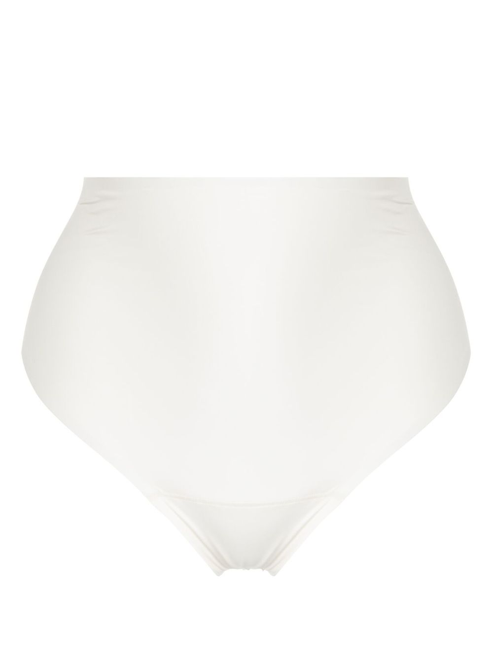 SPANX 缎面设计高腰丁字裤 - 白色