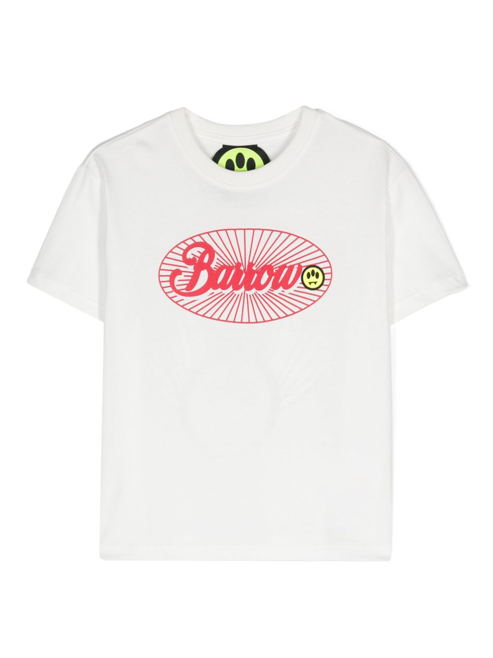 Barrow kids logo印花T恤 - 白色