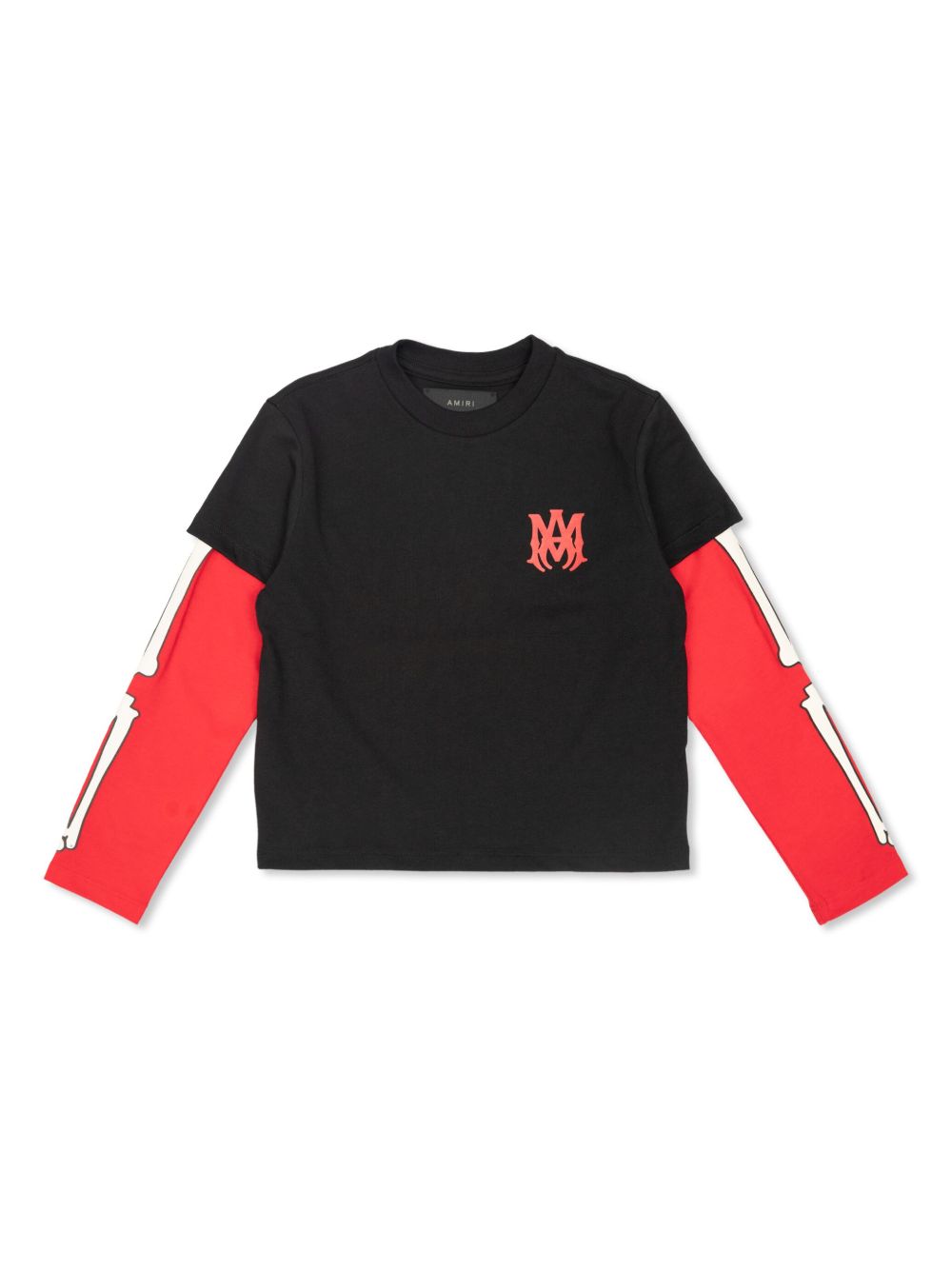 AMIRI KIDS logo印花T恤 - 黑色
