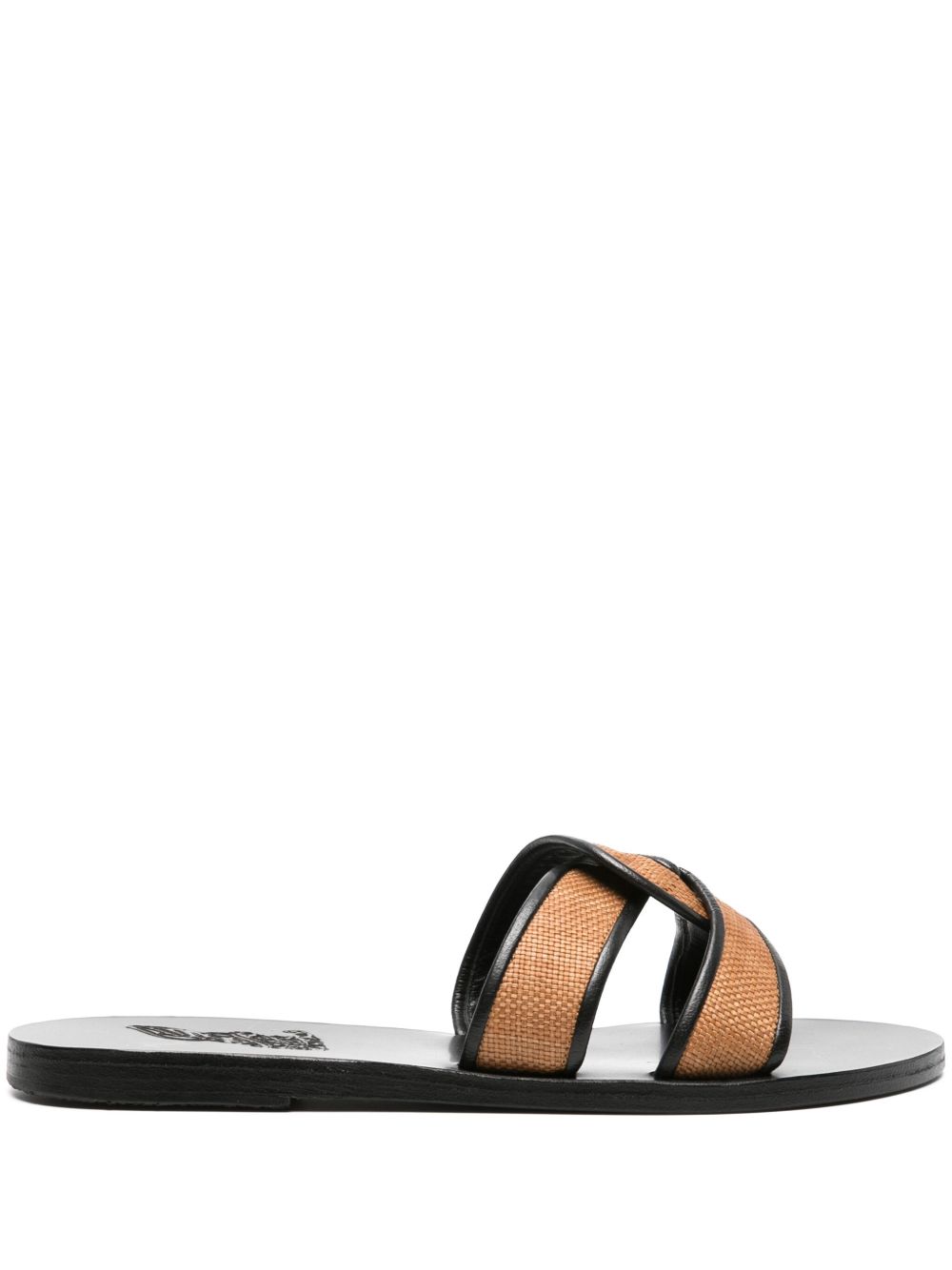 Ancient Greek Sandals Desmos 平底凉鞋 - 黑色