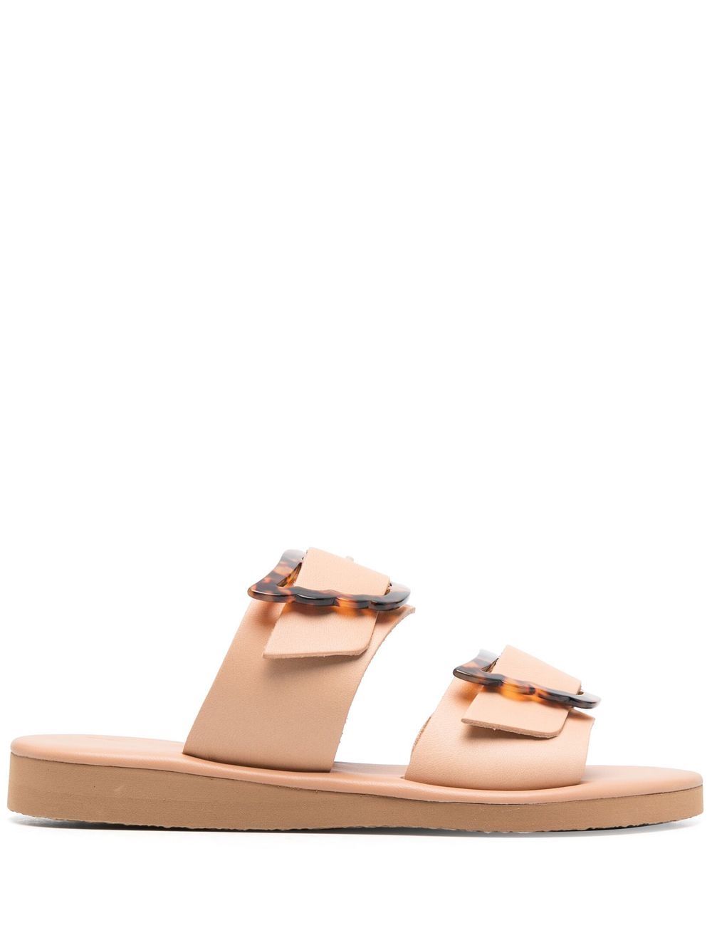 Ancient Greek Sandals 搭扣细节凉鞋 - 中性色