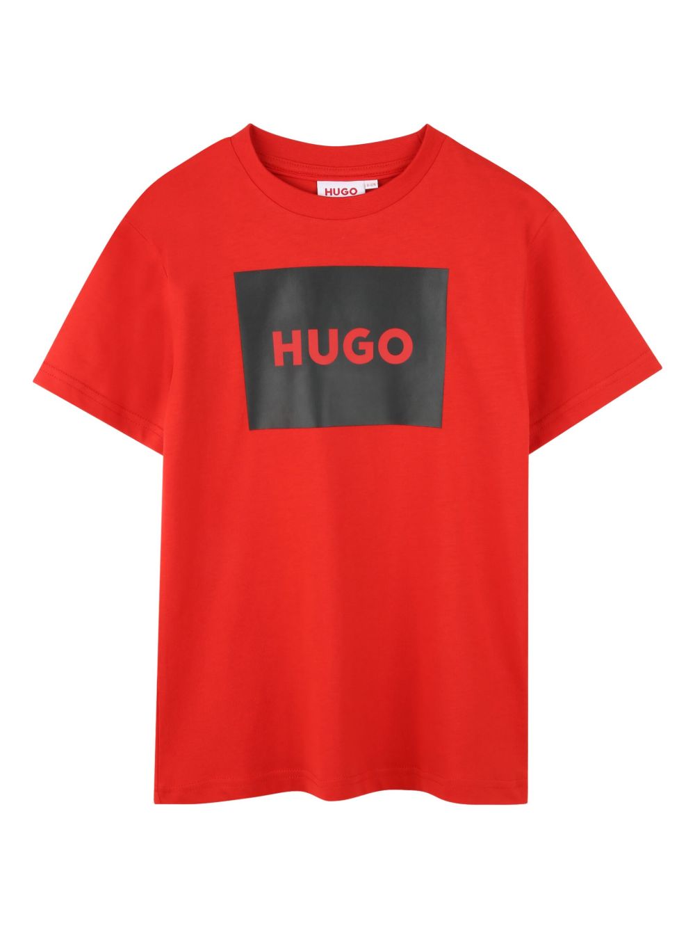 HUGO KIDS logo印花T恤 - 红色