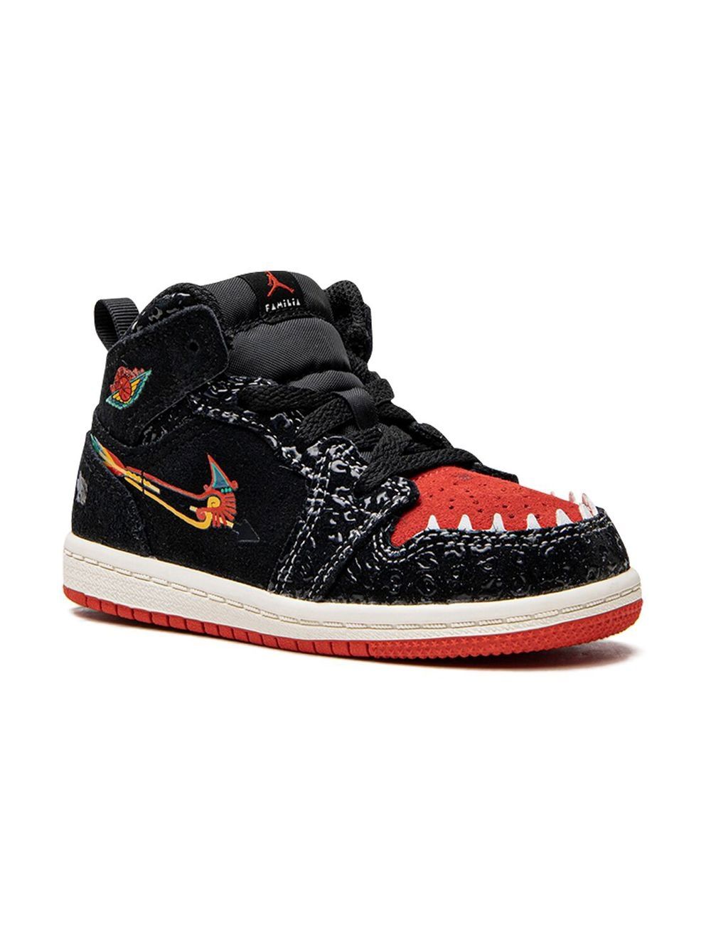 Jordan Kids Air Jordan 1 Mid SE Siempre Familia 运动鞋 - 黑色