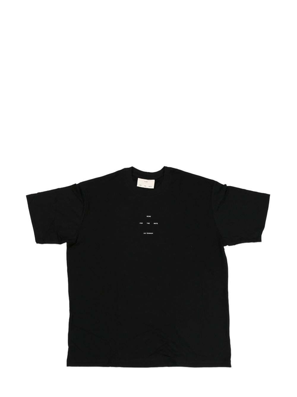 Song For The Mute graphic-print T-shirt - 黑色