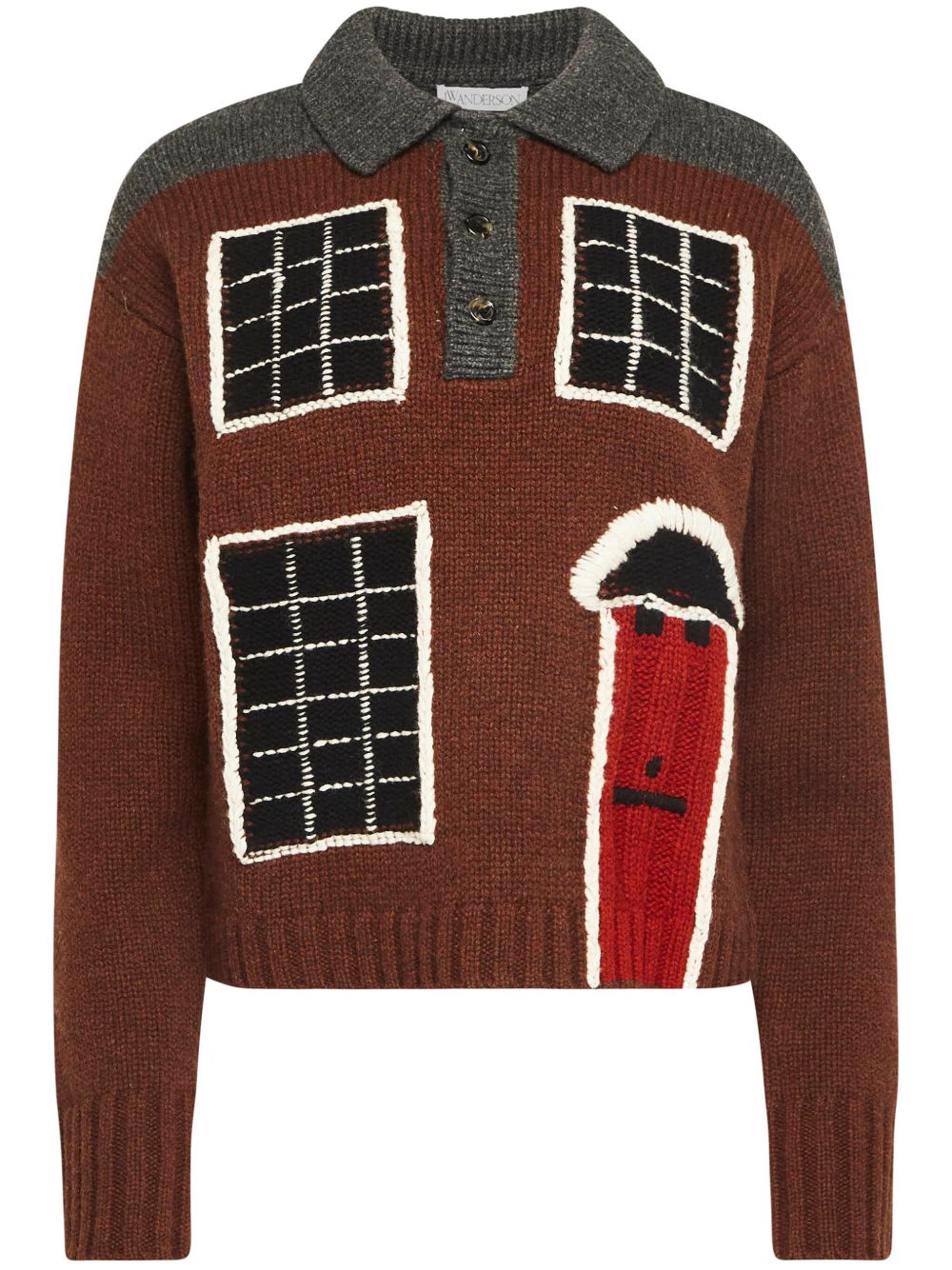 JW Anderson House 毛衣 - 褐色