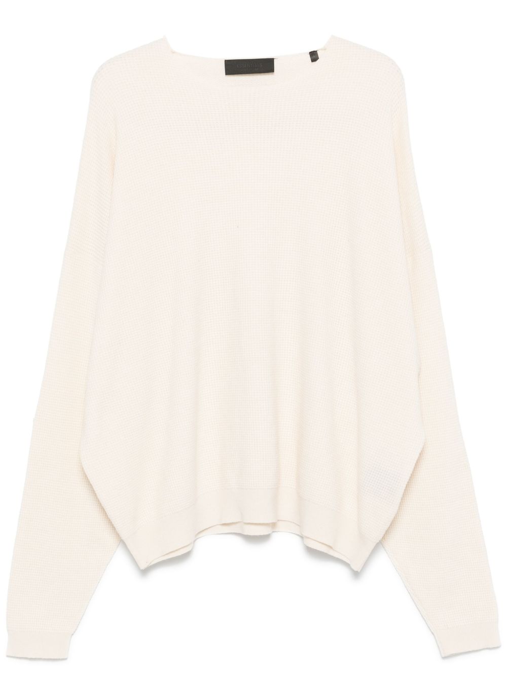 FEAR OF GOD ESSENTIALS 华夫格针织圆领毛衣 - 中性色