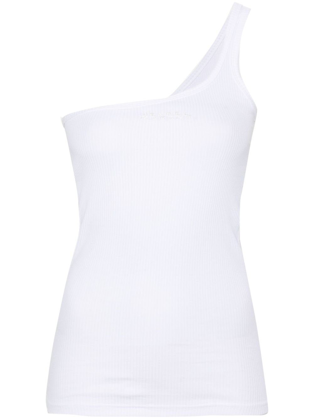 ISABEL MARANT Tresia logo刺绣上衣 - 白色