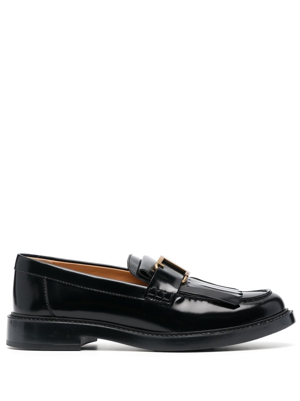 Tod's 托德斯 Timeless 皮质乐福鞋 - 黑色