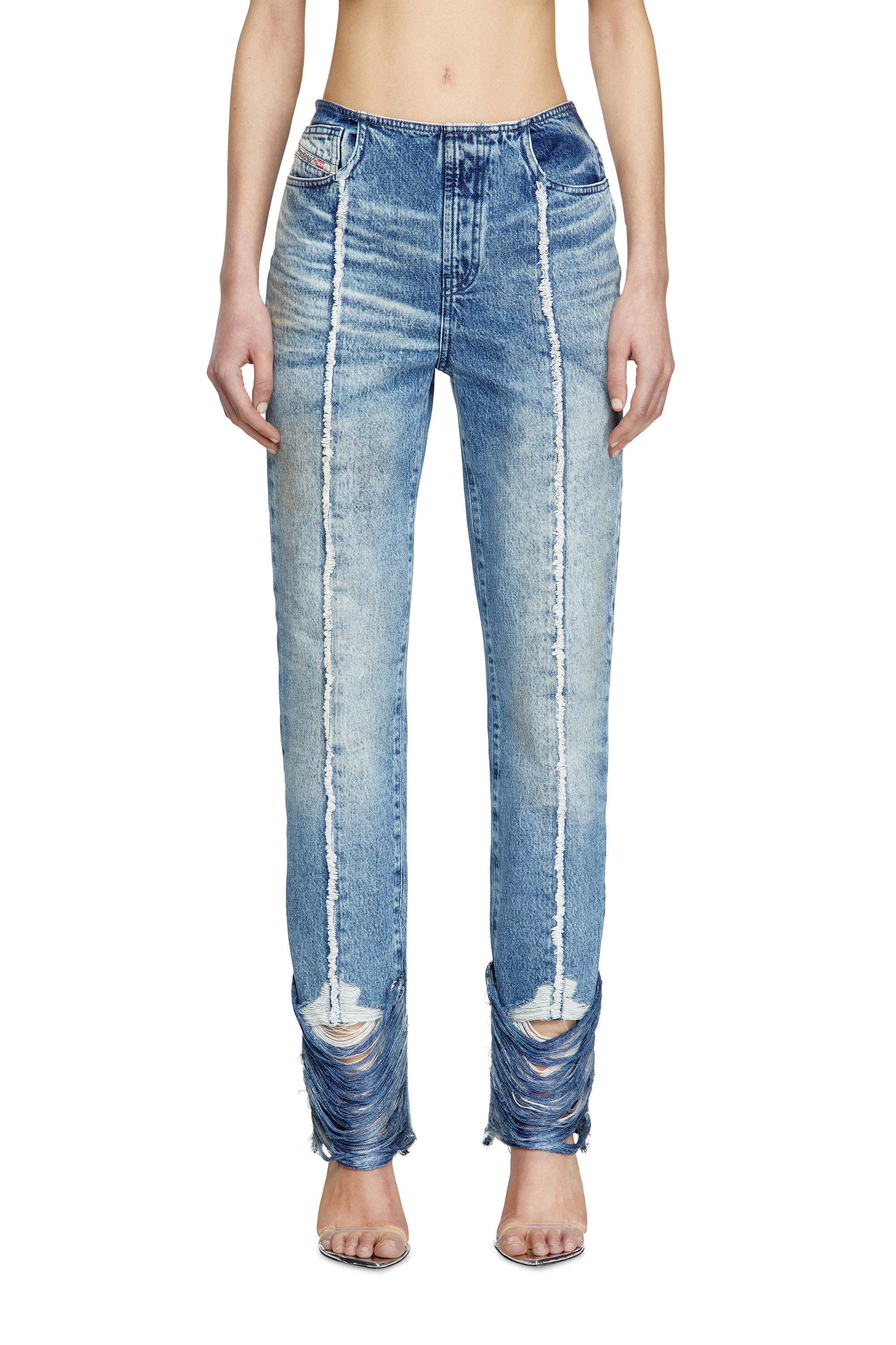 Diesel - Bootcut Jeans - D-Ginna - Jeans - Woman - Blue