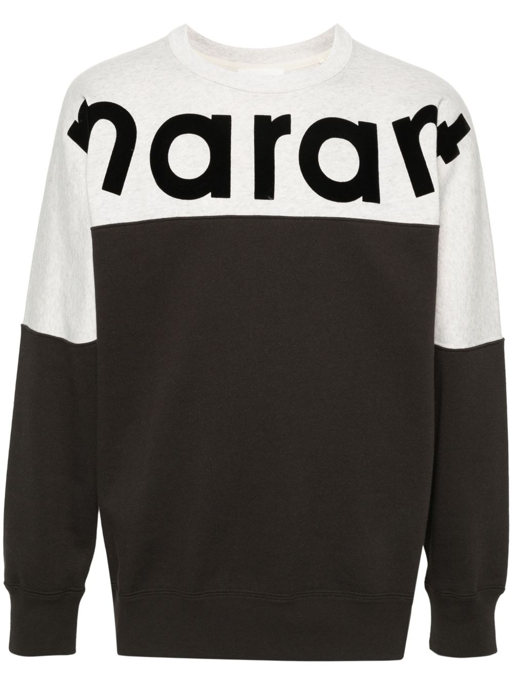 MARANT Howley logo嵌花卫衣 - 黑色