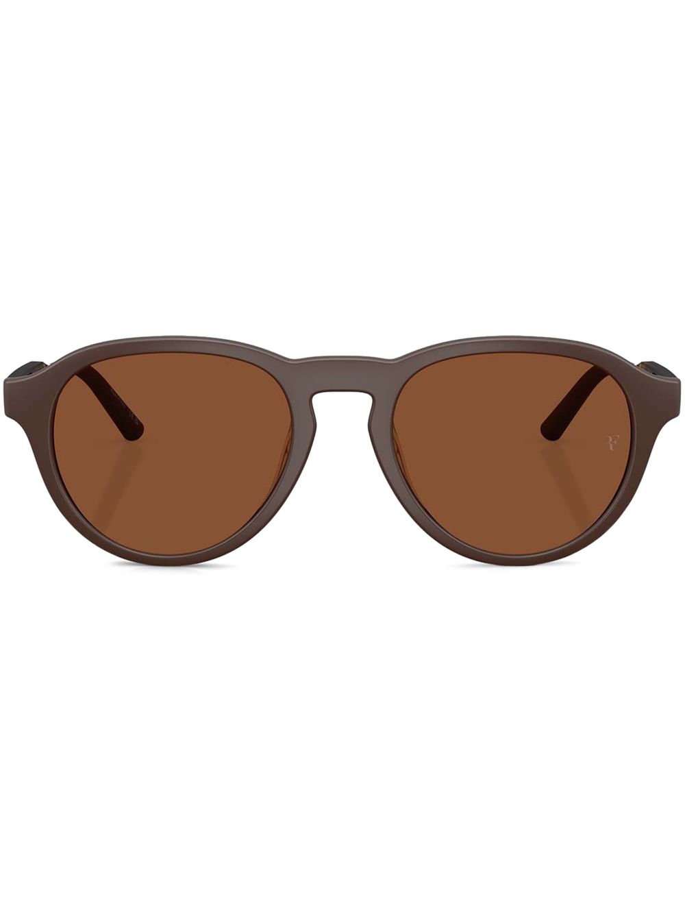 Oliver Peoples R-8 太阳眼镜 - 褐色