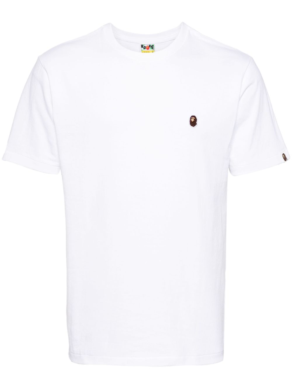 A BATHING APE® 标贴T恤 - 白色