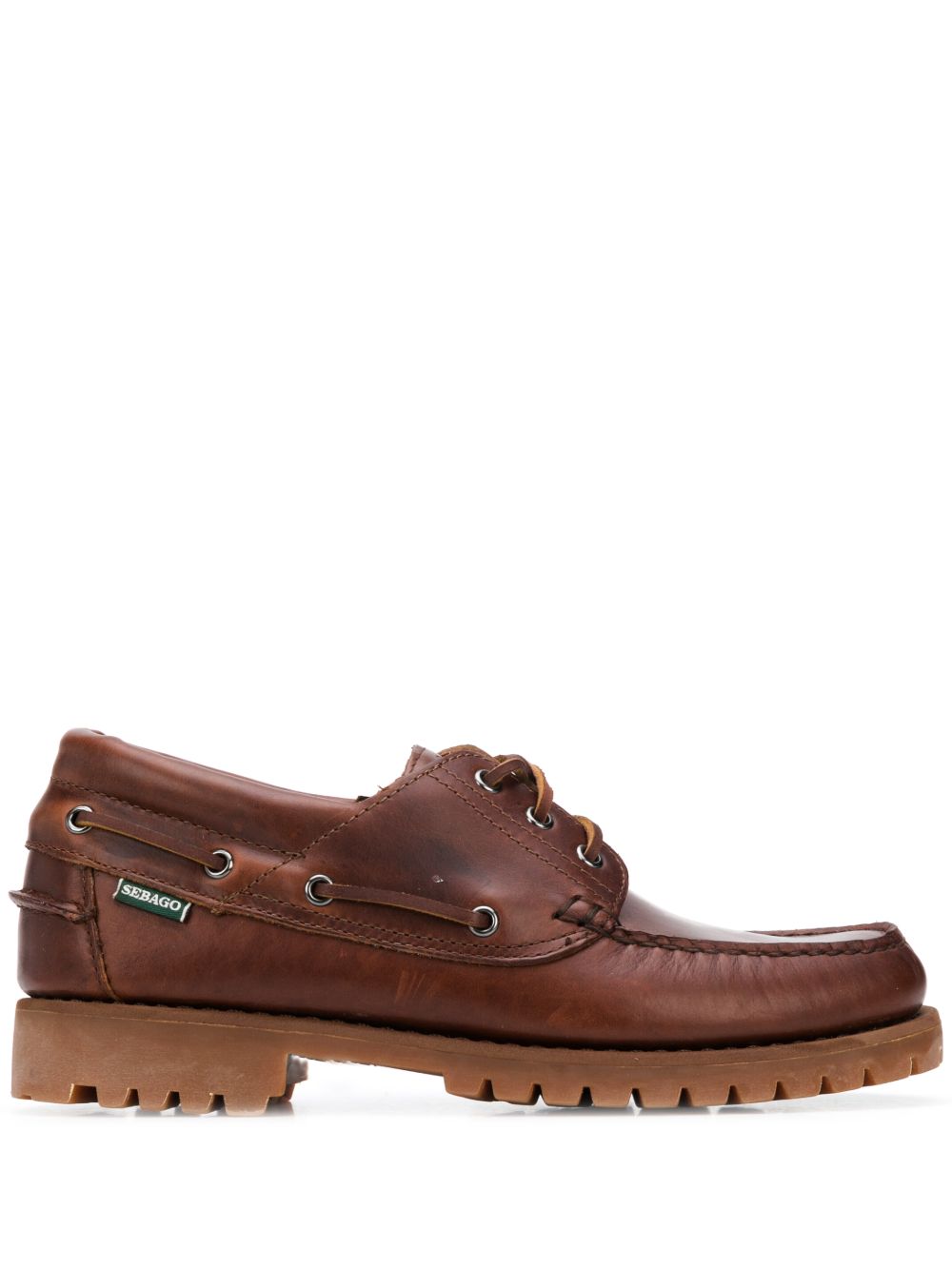 Sebago Acadia 系带乐福鞋 - 褐色