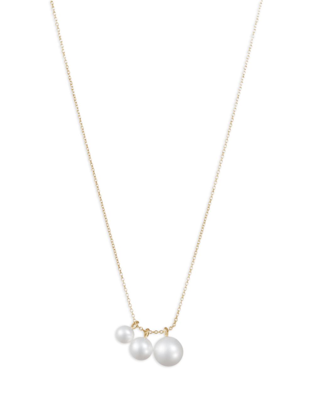 Sophie Bille Brahe 14K黄金 Stella 珍珠项链 - 金色