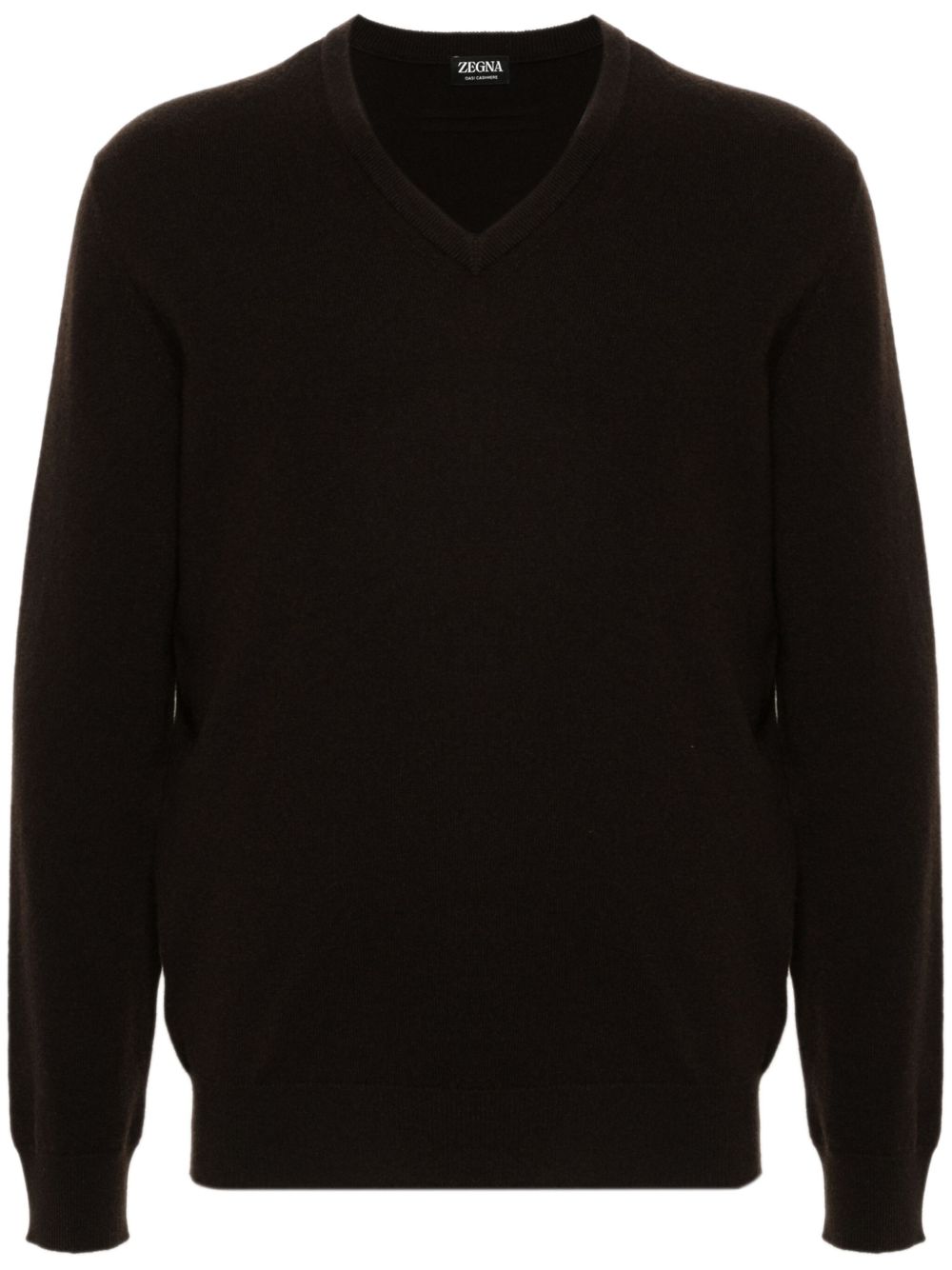 Zegna 羊绒毛衣 - 褐色