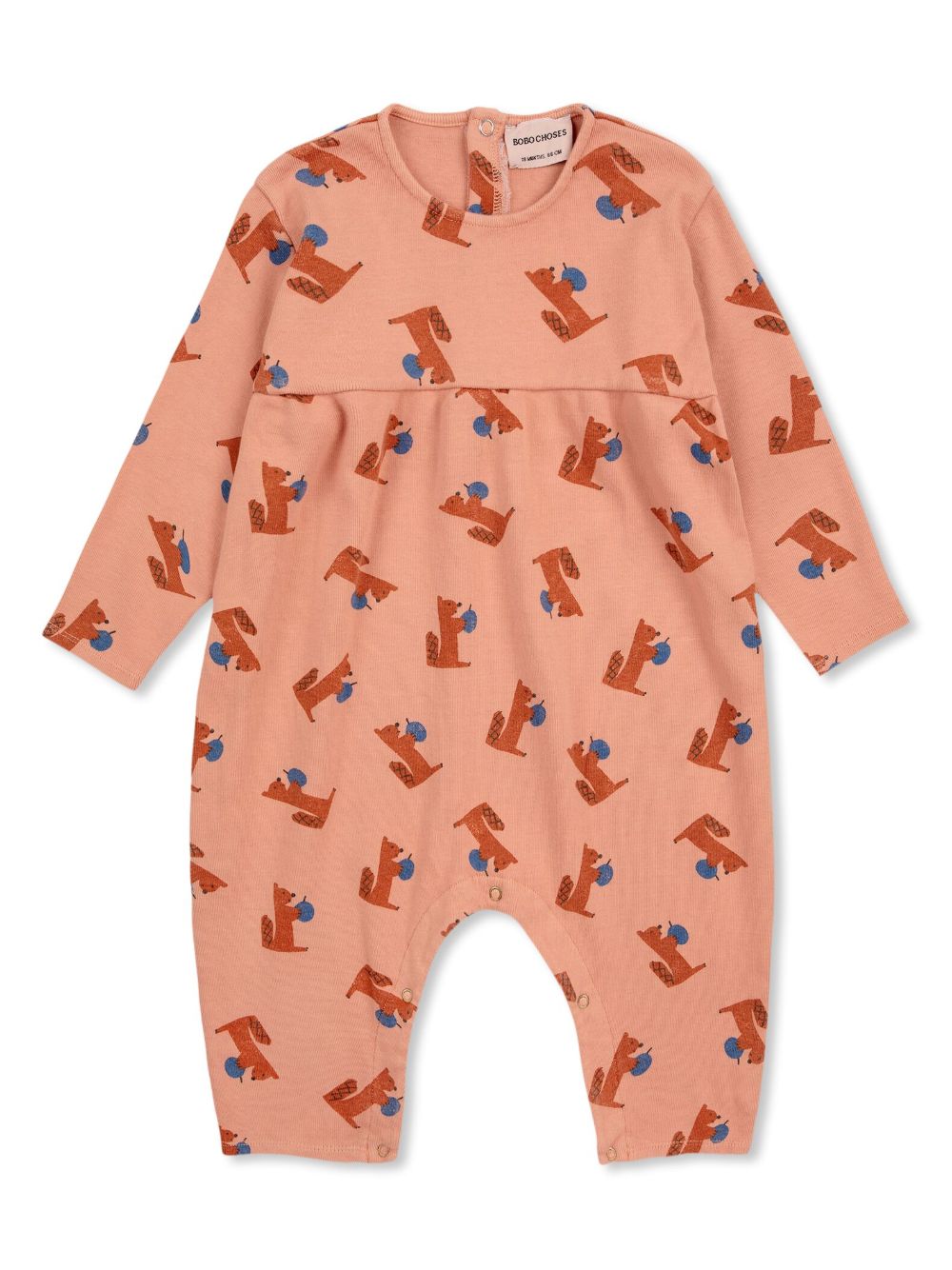 Bobo Choses Hungry Squirrel 连体衣 - 粉色