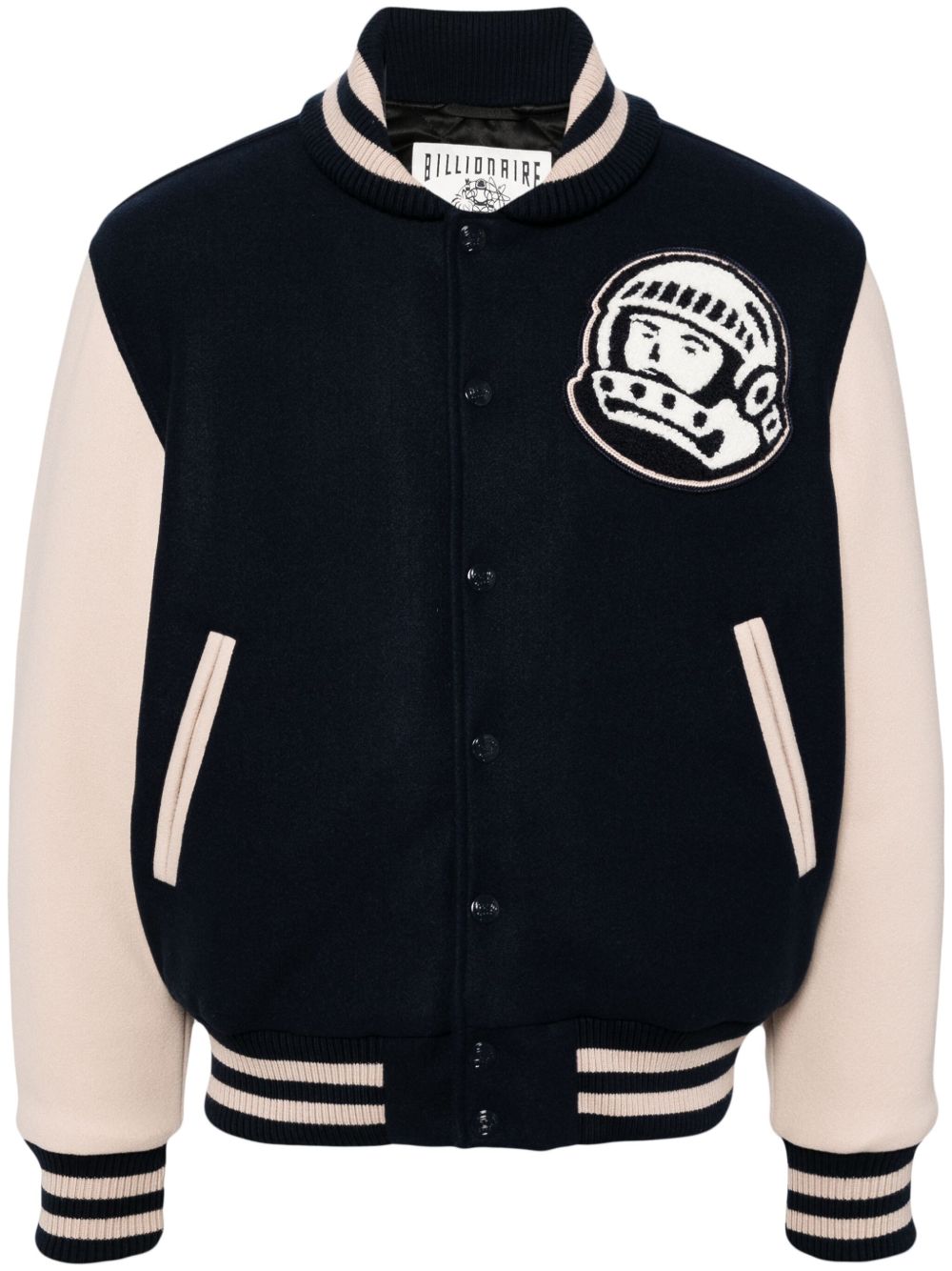 Billionaire Boys Club 标贴飞行员夹克 - 蓝色