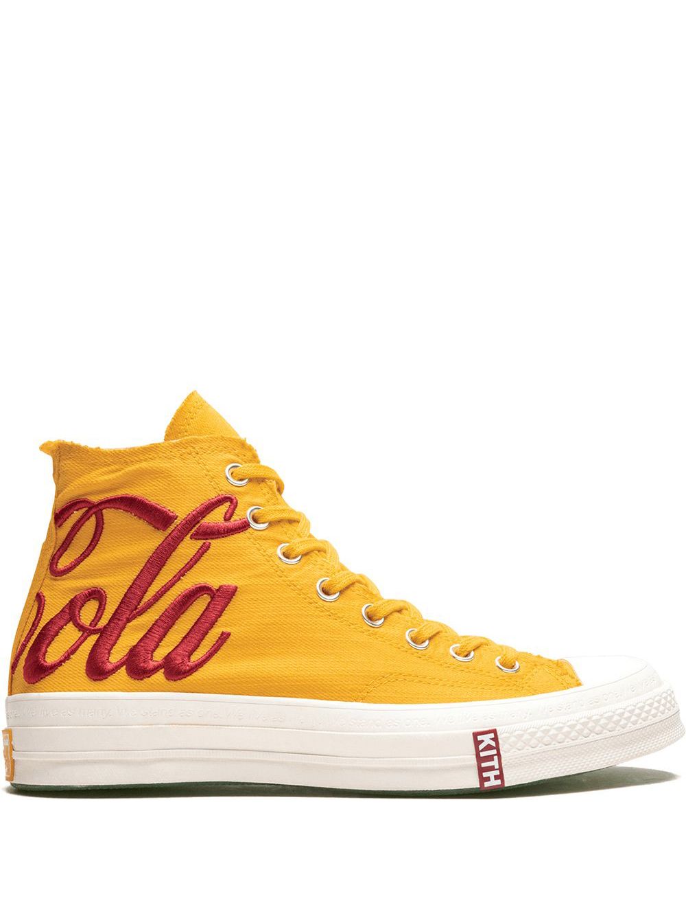 Converse Kith x Coca Cola 1970 All Star高帮板鞋 - 黄色