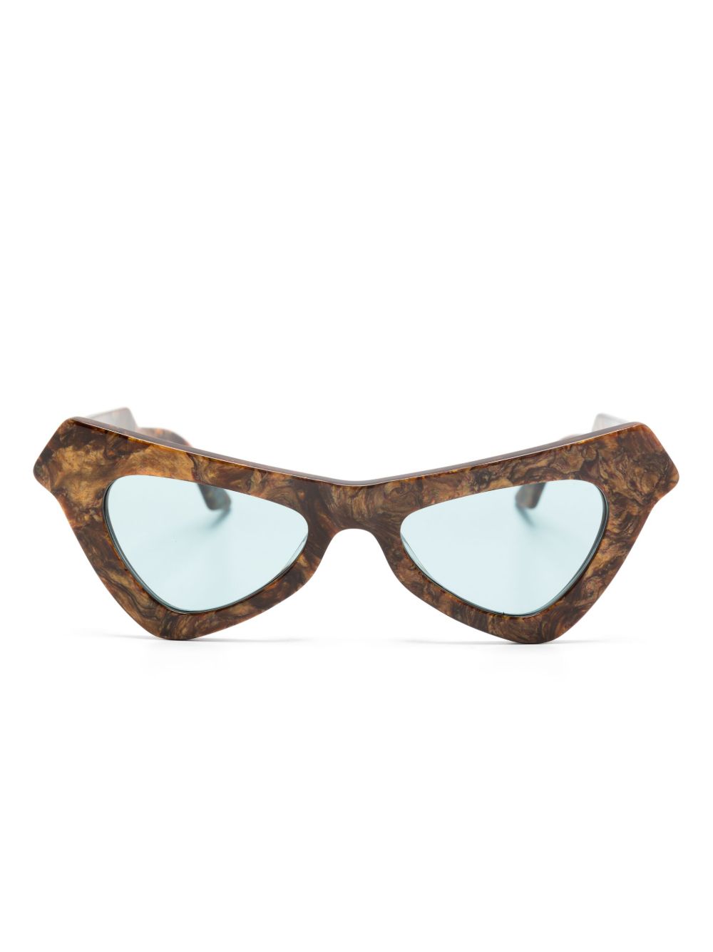 Marni Eyewear Fairy Pools 猫眼框太阳眼镜 - 褐色