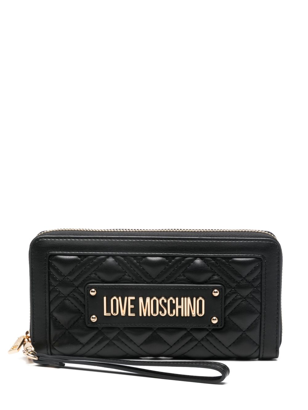 Love Moschino 绗缝钱包 - 黑色