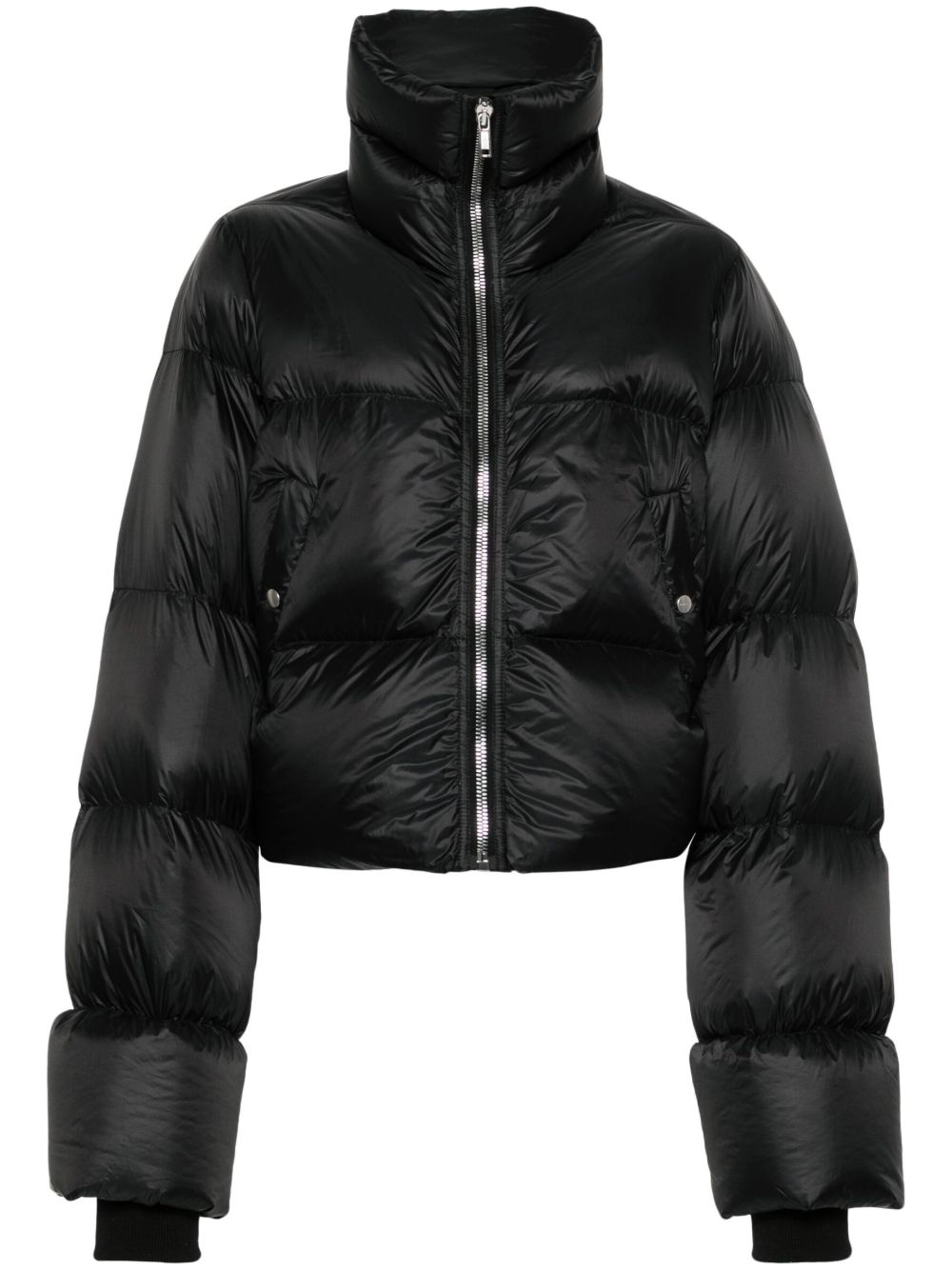 Rick Owens Turtle 填充夹克 - 黑色